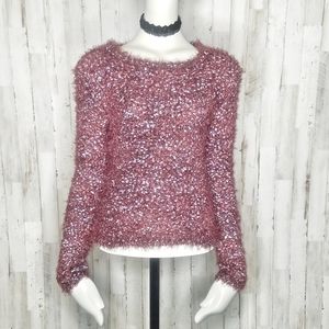 Wild Fable | Soft Confetti Eyelash Sweater